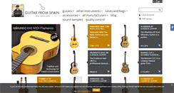 Desktop Screenshot of guitarfromspain.com